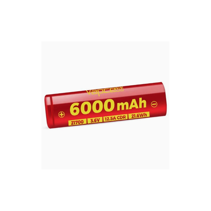 21700 Vapcell F60 6000mah 12.5A