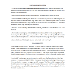 1100 lumen FireFly 3-6 D and C Cell LED Conversion for Maglite, Luminus SFT-40 Emitter