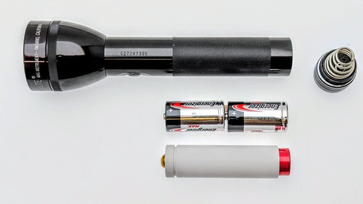 1x 21700 to 2C Body Sleeve for C Maglite