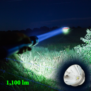 1100 lumen FireFly 3-6 D and C Cell LED Conversion for Maglite, Luminus SFT-40 Emitter