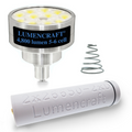 4,800 Lumen LED KIT for 2 D Maglite | Ultra-High Power 12x LED Conversion Kit with Body Sleeve