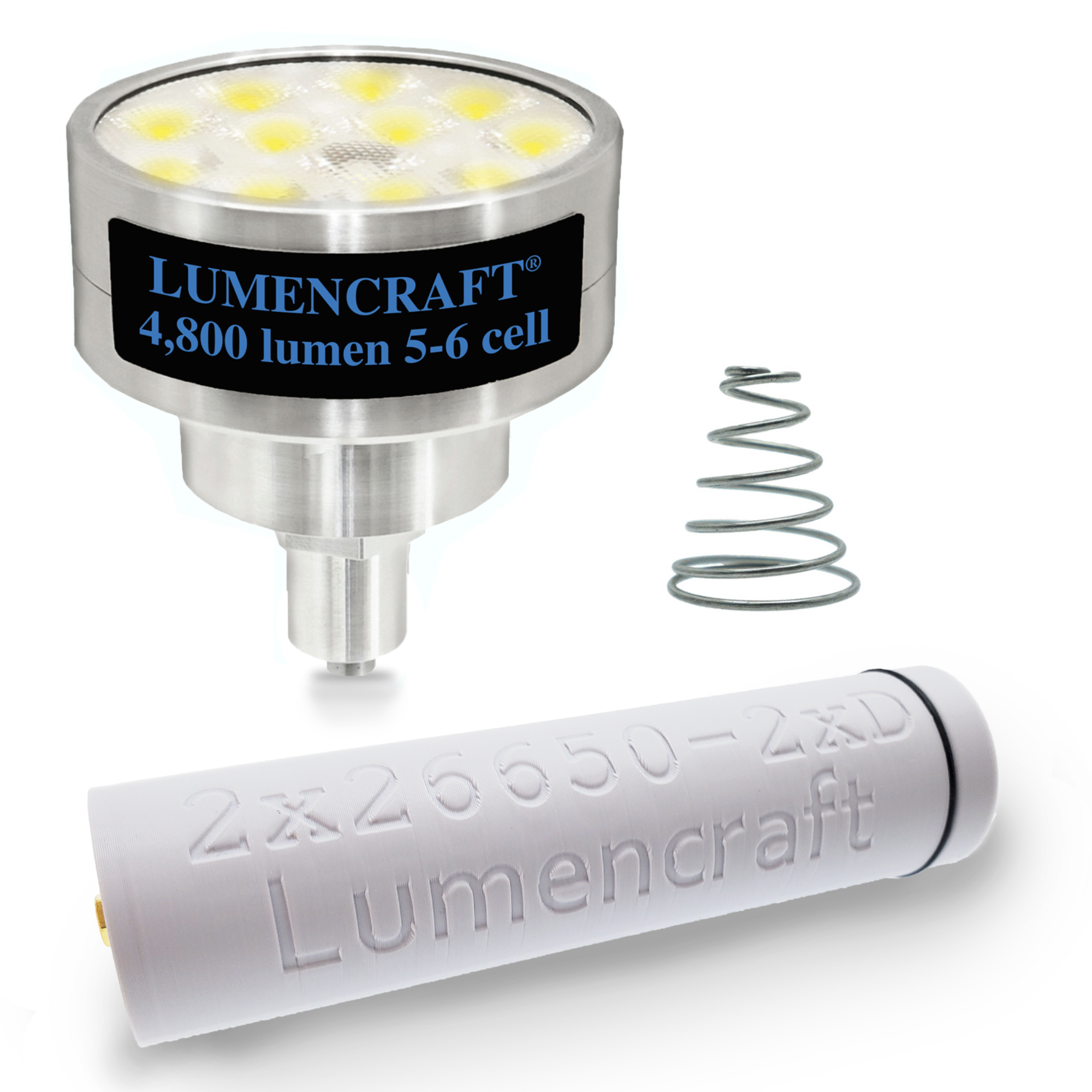 4,800 Lumen LED KIT for 2 D Maglite | Ultra-High Power 12x LED Conversion Kit with Body Sleeve