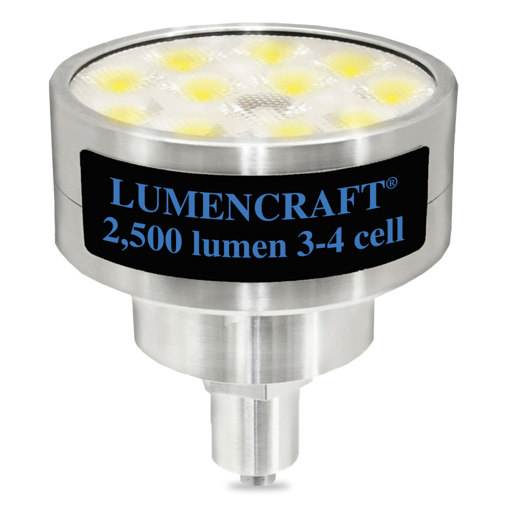2,500 Lumen LED for 3-4 D Maglite Flashlight | Ultra-High Power 12x LED Conversion