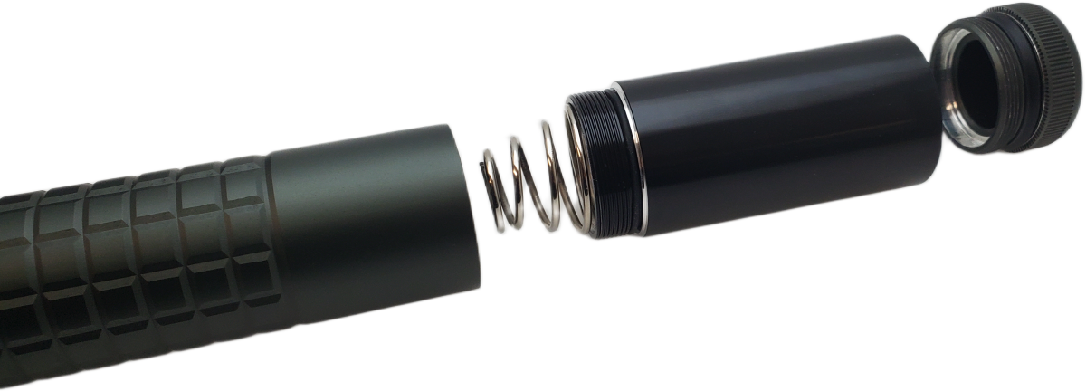 [D-Cell-LED] Storage Extension Tube - Concealment Compartment for LED Maglite