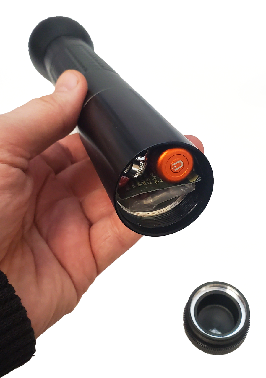[D-Cell-LED] Storage Extension Tube - Concealment Compartment for LED Maglite