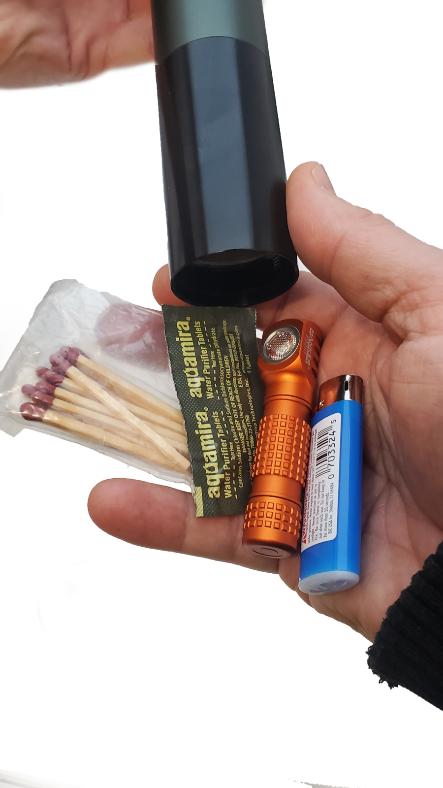 [D-Cell-LED] Storage Extension Tube - Concealment Compartment for LED Maglite