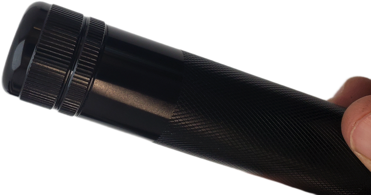 [C-Cell-LED] Glass Breaker Tail Cap (Protected Spike) for LED Maglite Flashlights
