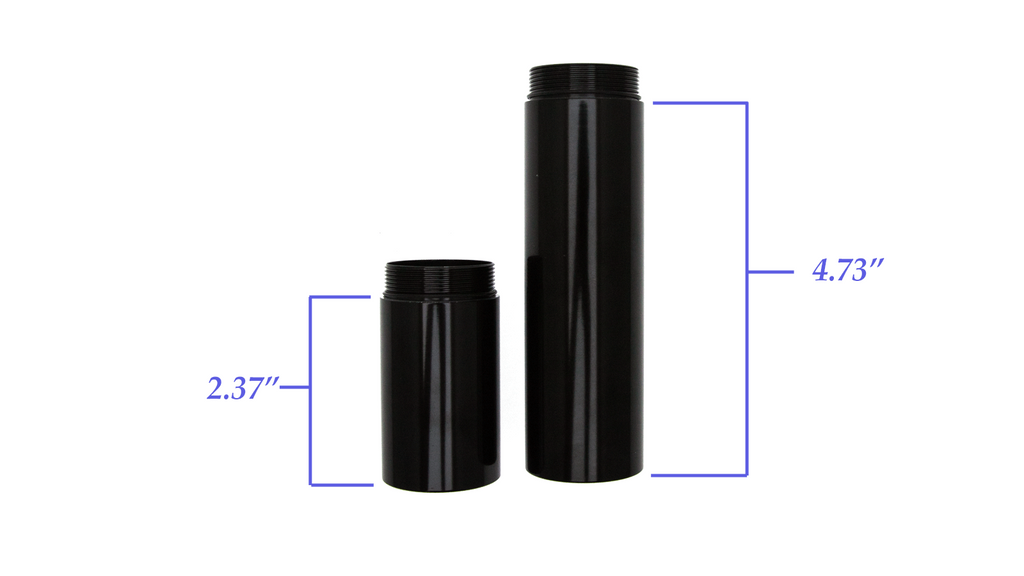 1D, 2D Extension Tube for Maglite Flashlight Body [Incandescent]