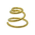 Gold Plated Beryllium Copper Spring