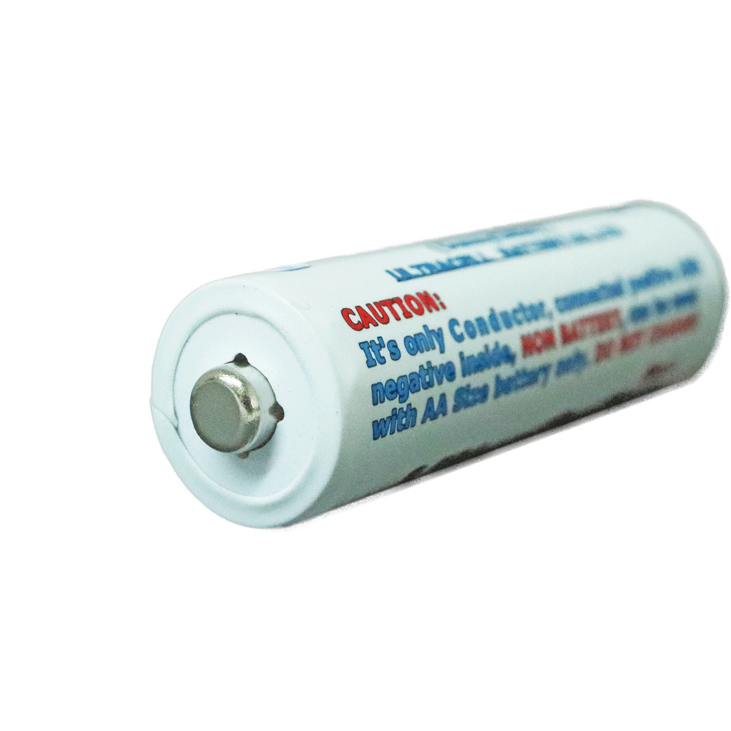 Dummy AA, C, and D cell battery, and adapters
