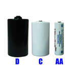 Wholesale Dummy AA, C, and D cell battery, and adapters