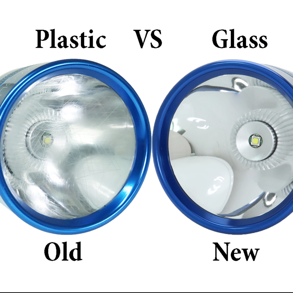 Hardened Scratch Resistant Glass lens for Maglite C or D cell Flashlights