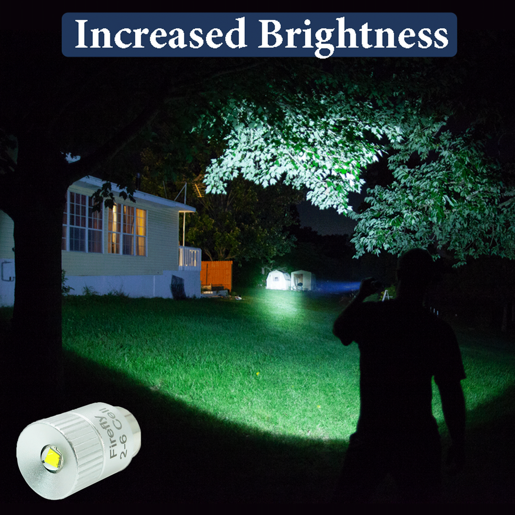 325 Lumen Firefly 2-6 cell, LED Conversion for Maglite, Luminus SST40