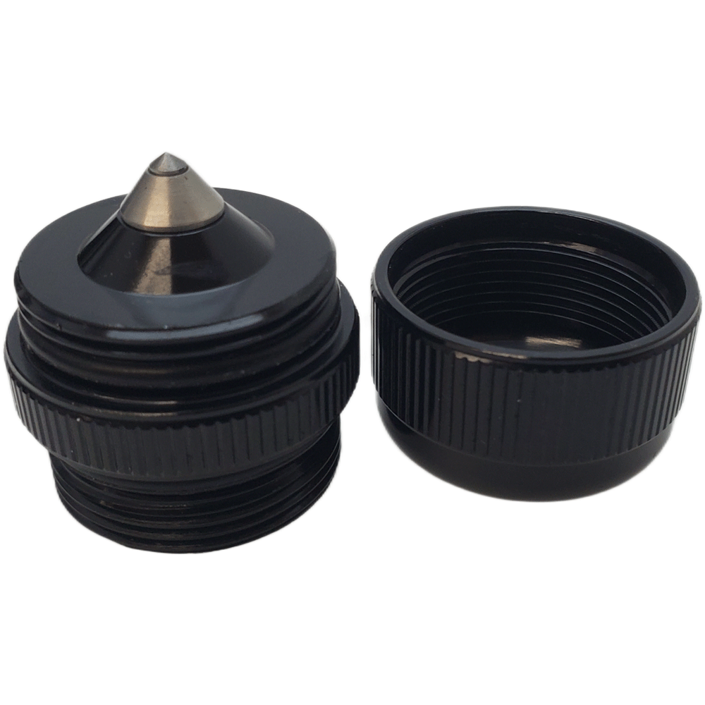 [C-Cell-LED] Glass Breaker Tail Cap (Protected Spike) for LED Maglite Flashlights