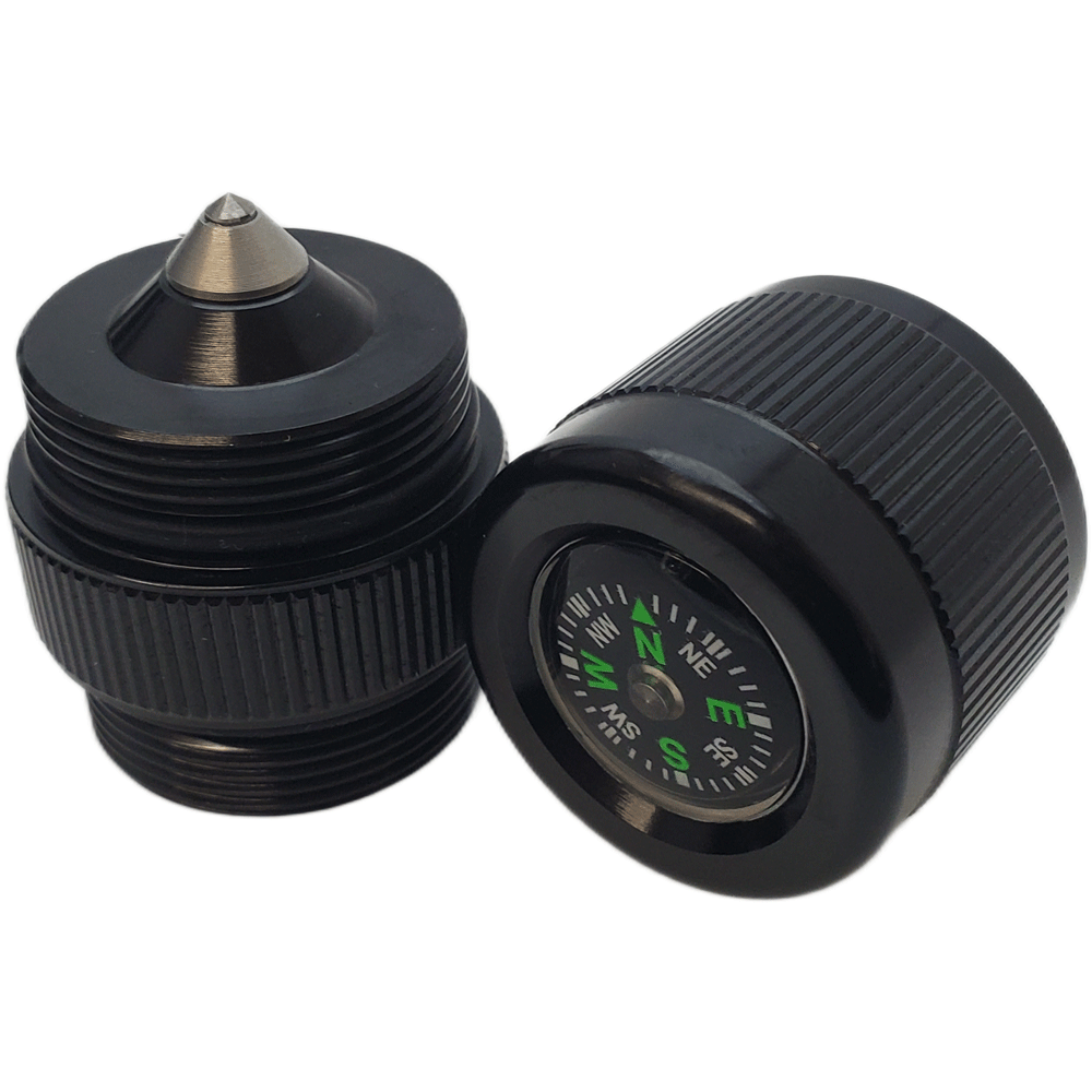 Maglite C-Cell Tactical Compass Cap & Emergency Glass Breaker