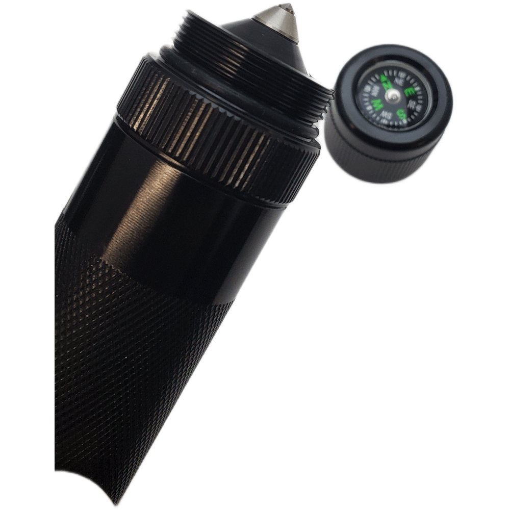 Maglite C-Cell Tactical Compass Cap & Emergency Glass Breaker