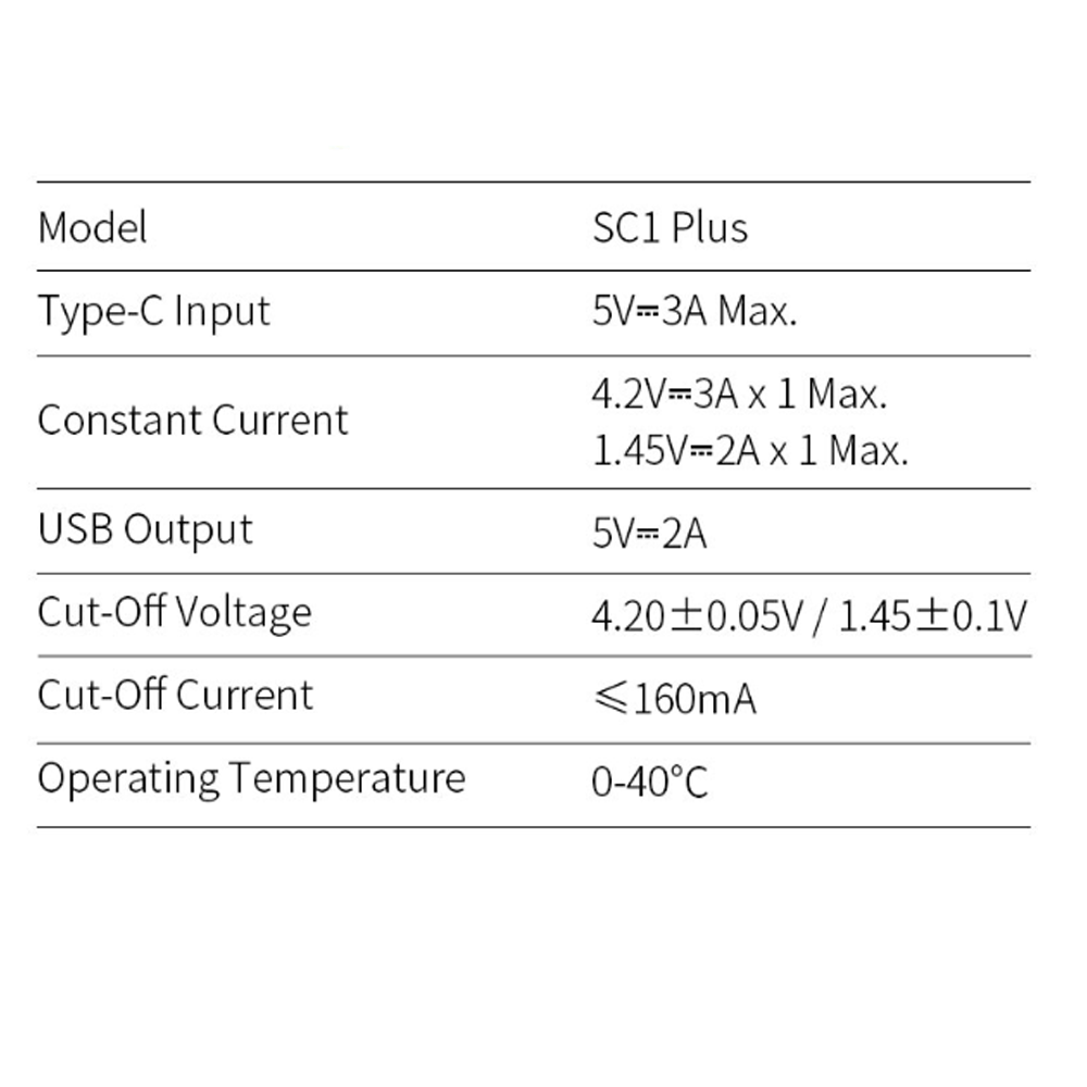XTAR SC1 Plus Charger