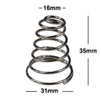 Shorty Tail Spring for D Cell Maglite Incandescent