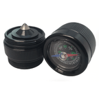 [D-Cell] Survival Tail Cap: Compass & Emergency Glass Breaker for Incandescent Maglite Flashlights